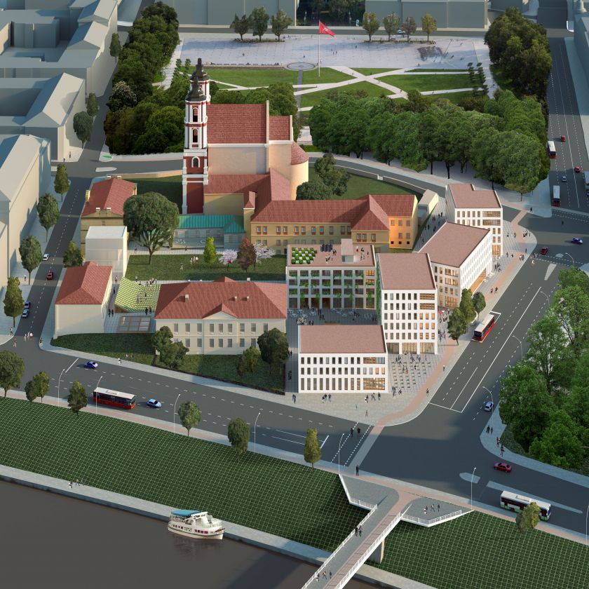 Paskelbtas Šv. Jokūbo ligoninės architektūros konkurso nugalėtojas