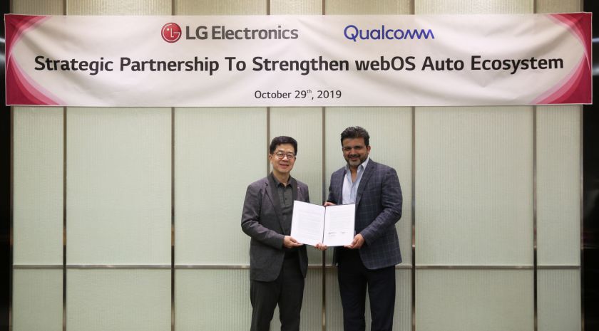 „LG“ ir „Qualcomm“ bendromis jėgomis siekia pažangesnių potyrių automobiliuose