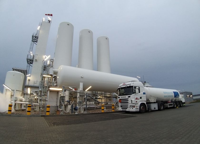 „Linde Gas“ oro skaidymo gamykla pradeda gamybą
