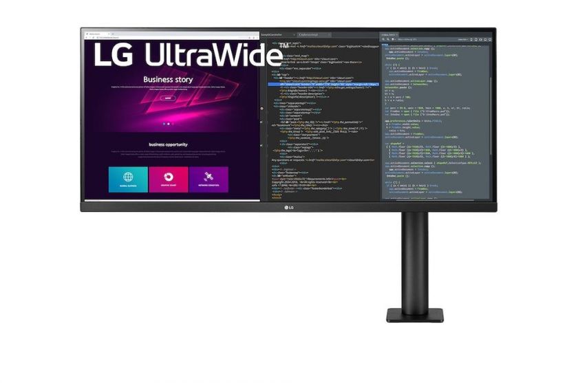 Prekyboje jau pasirodė naujausias LG „UltraWide Ergo“ monitorius