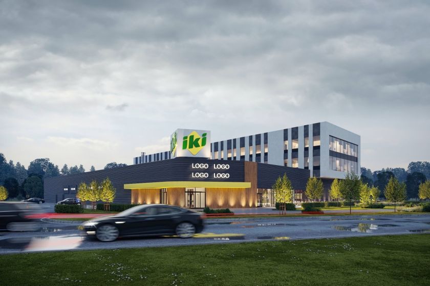 Pilaitėje pradėtos naujo „Iki“ biuro ir parduotuvės statybos