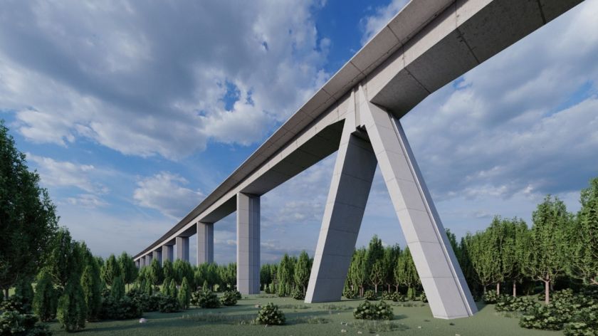 Ilgiausią Baltijos šalyse geležinkelio tiltą per Nerį statys Italijos kompanija