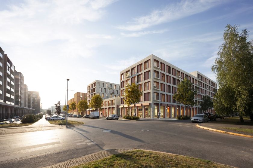 „Realco“ vykdo architektūrinį konkursą gyvenamųjų namų projektui  Justiniškių g.: skelbiamos pirminės idėjos