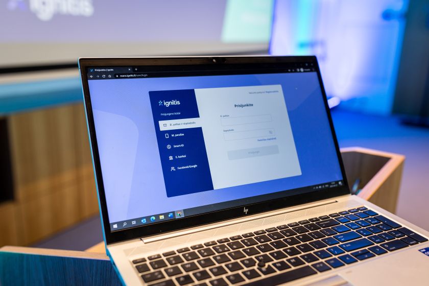 „Ignitis“ verslo klientai jau naudojasi naująja savitarna