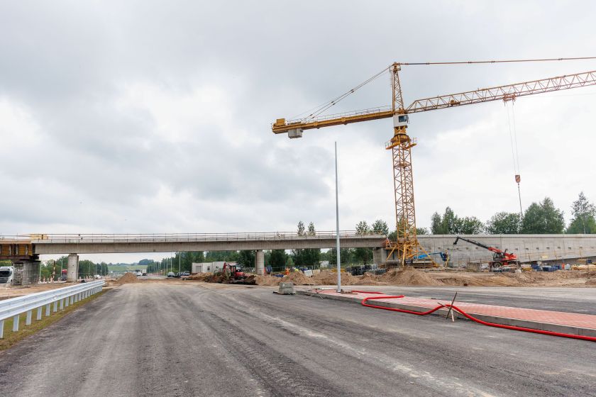 „Via Lietuva“: „Via Baltica“ rekonstravimas vyksta įspūdingu tempu – trečiadienį magistralėje įsigalioja eismo pokyčiai