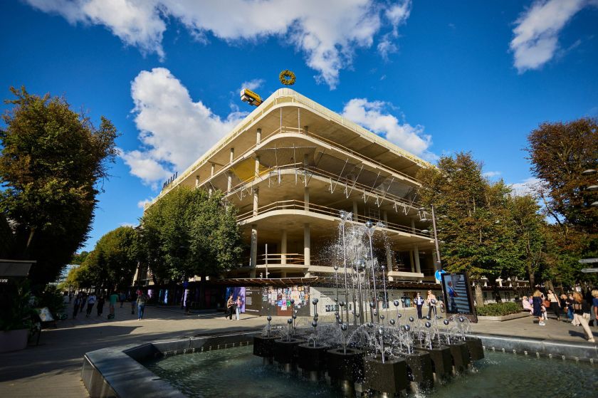 Legendinio Kauno „Merkurijaus“ vietoje baigtas pirmasis daugiafunkcio komplekso statybų etapas