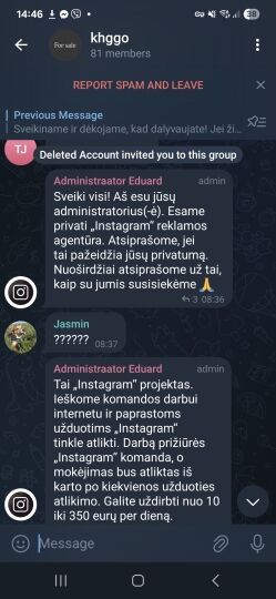 Finansiniai sukčiai taiko naują apgavystę: kviečia užsidirbti socialiniuose tinkluose