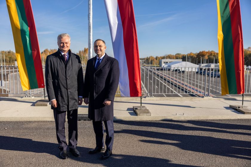 „Via Baltica“ automagistralėje sujungtos atkarpos tarp Lietuvos ir Lenkijos