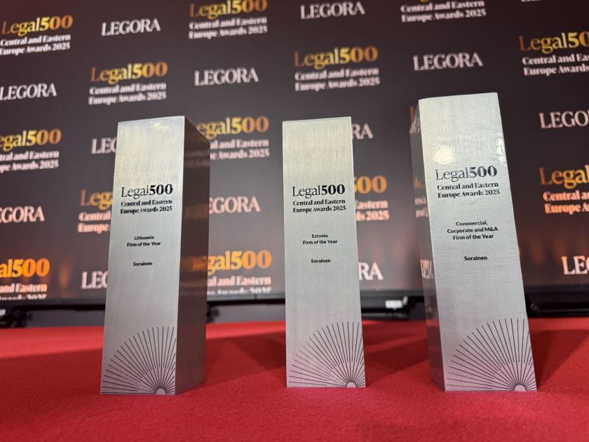 „The Legal 500 CEE Awards 2025“ apdovanojimai: paskelbta metų teisės firma Lietuvoje