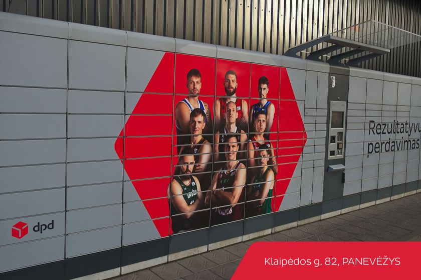 Devyniuose Lietuvos miestuose – „DPD Lietuva“ ir LKL partnerystę žymintys paštomatai