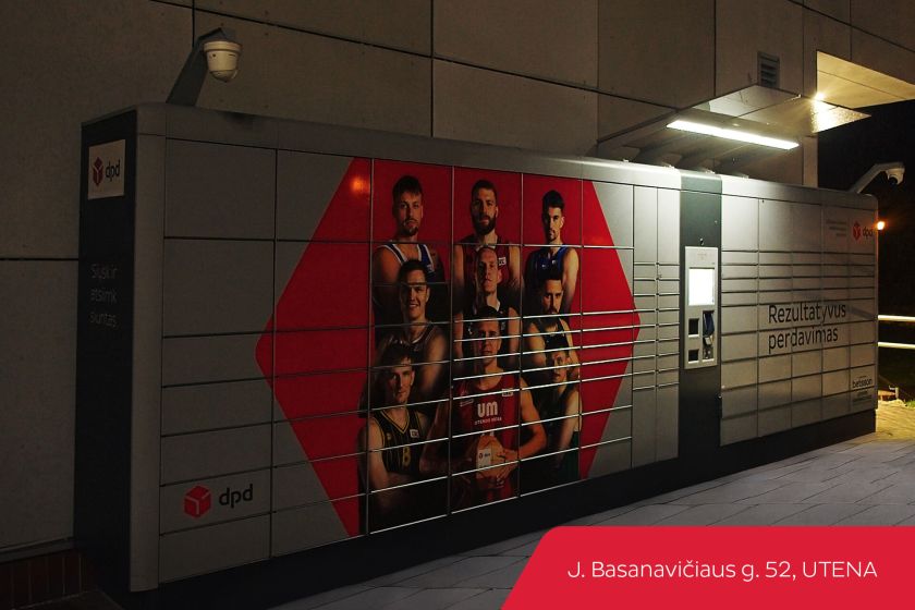 Devyniuose Lietuvos miestuose – „DPD Lietuva“ ir LKL partnerystę žymintys paštomatai