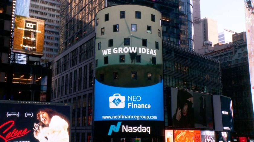 Iš Niujorko Times aikštės – „NEO Finance“ žinia Lietuvai ir pasauliui
