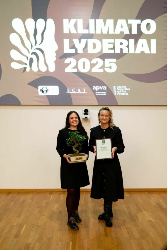 Apdovanoti „Klimato lyderiai“ – įmonės, geriausiai kovojančios su klimato kaita
