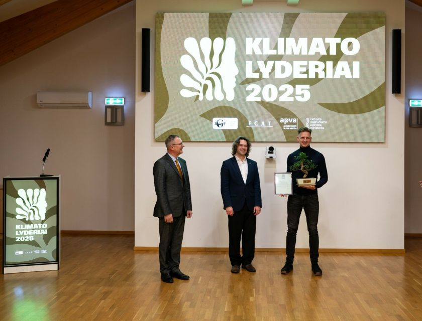 Apdovanoti „Klimato lyderiai“ – įmonės, geriausiai kovojančios su klimato kaita