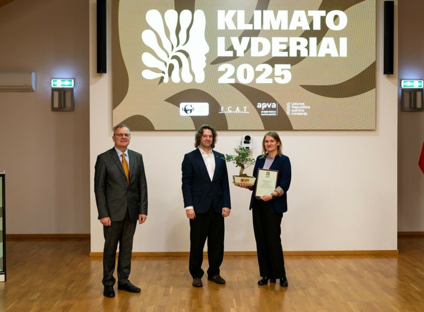 Apdovanoti „Klimato lyderiai“ – įmonės, geriausiai kovojančios su klimato kaita