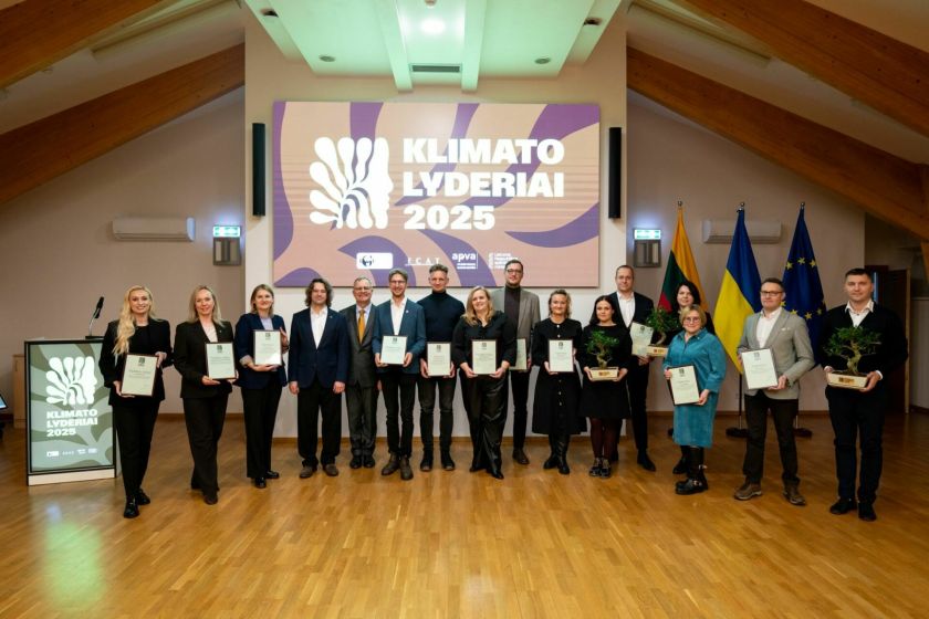 Apdovanoti „Klimato lyderiai“ – įmonės, geriausiai kovojančios su klimato kaita