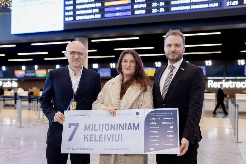Visų laikų rekordas – Lietuvos oro uostai per metus aptarnavo 7,16 mln. keleivių